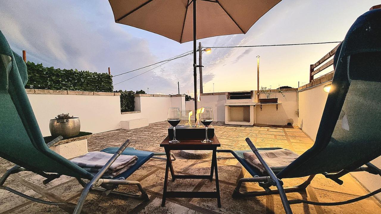 La Terrazza Dei Nonni Apartment Torre Specchia Ruggeri Exterior foto