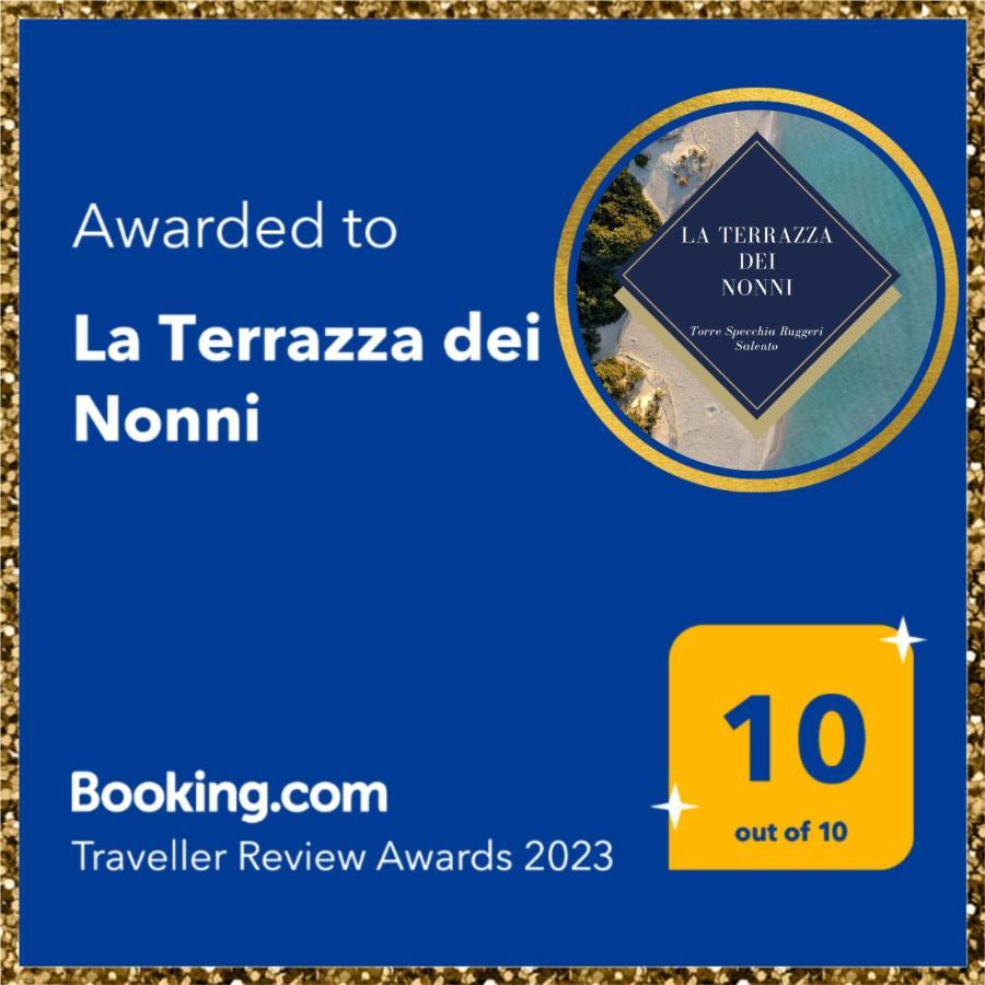 La Terrazza Dei Nonni Apartment Torre Specchia Ruggeri Exterior foto